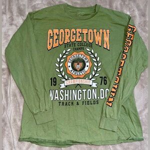 Full Tilt “George Town State College Champs” Long Sleeve Tee Shirt Size Medium